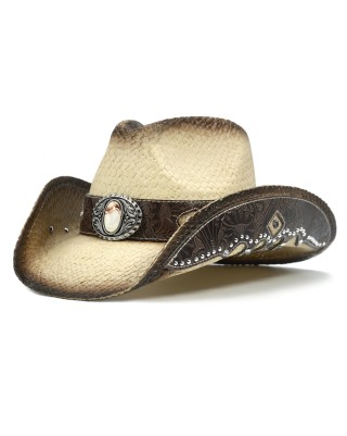 Embroidered cowboy hats for men and women