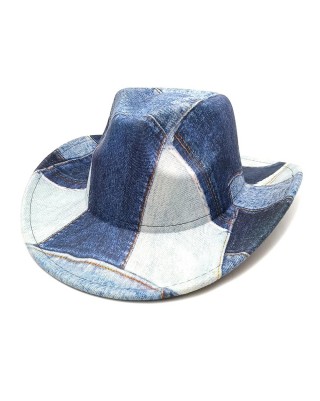 Men's Felt Wide Brim Cowboy Hat