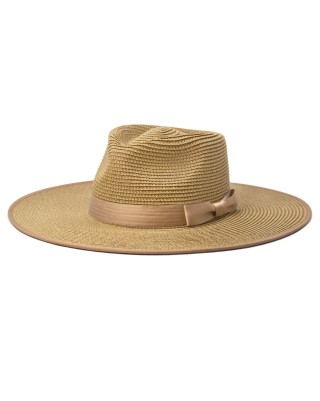 Men's Straw Wide Brim Beach Sun Hat
