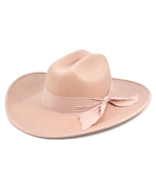 Unisex Brushed Felt Cowboy Hat