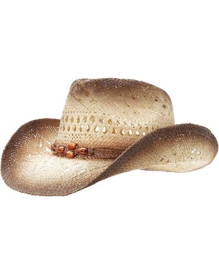 Unisex Classic Straw Western Cowboy Hat