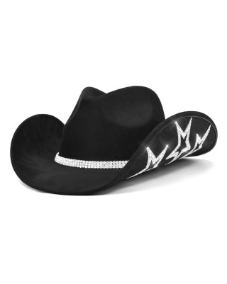 Unisex Rhinestone Cowboy Hat