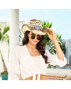 Western Beach Sun Pliable Brim Hat for Coastal Cowgirls