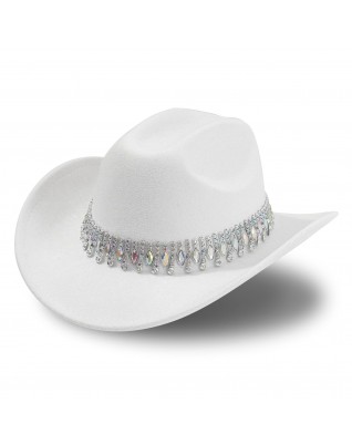 Womens Western Shiny Rhinestone Womens Cowboy Hat