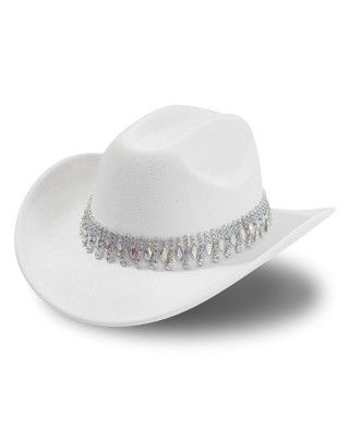 Womens Western Shiny Rhinestone Womens Cowboy Hat