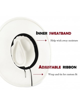 Women's Wide Brim Tweed Rancher Hat